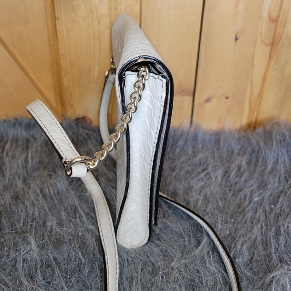 Kate Spade Fiona Harwood Place Shoulder Bag Croc Embossed - Picture 5 of 16